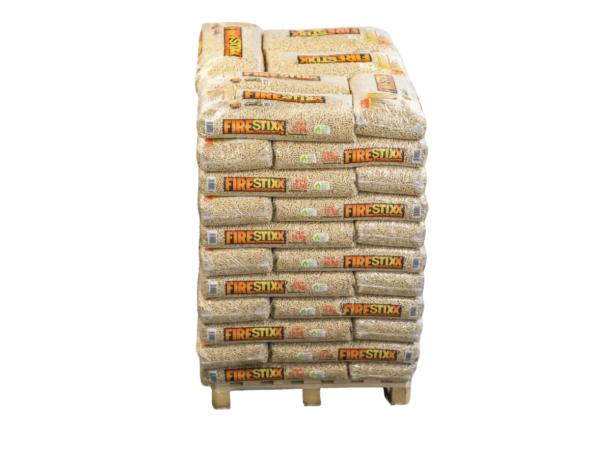 Firestixx Premium Pellets DINplus/ENPlus A1 – Palette (66Sack) 990kg