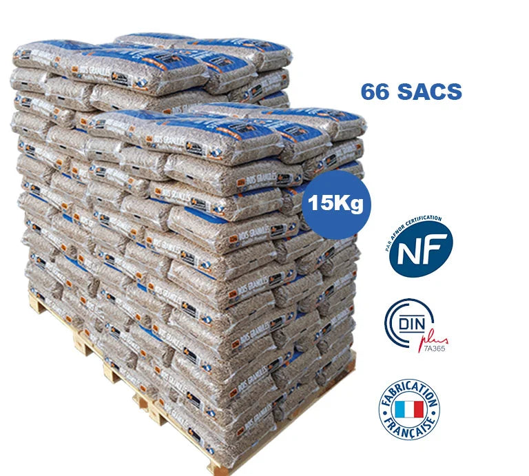 Holzpellets Palette 990 kg Woodstock