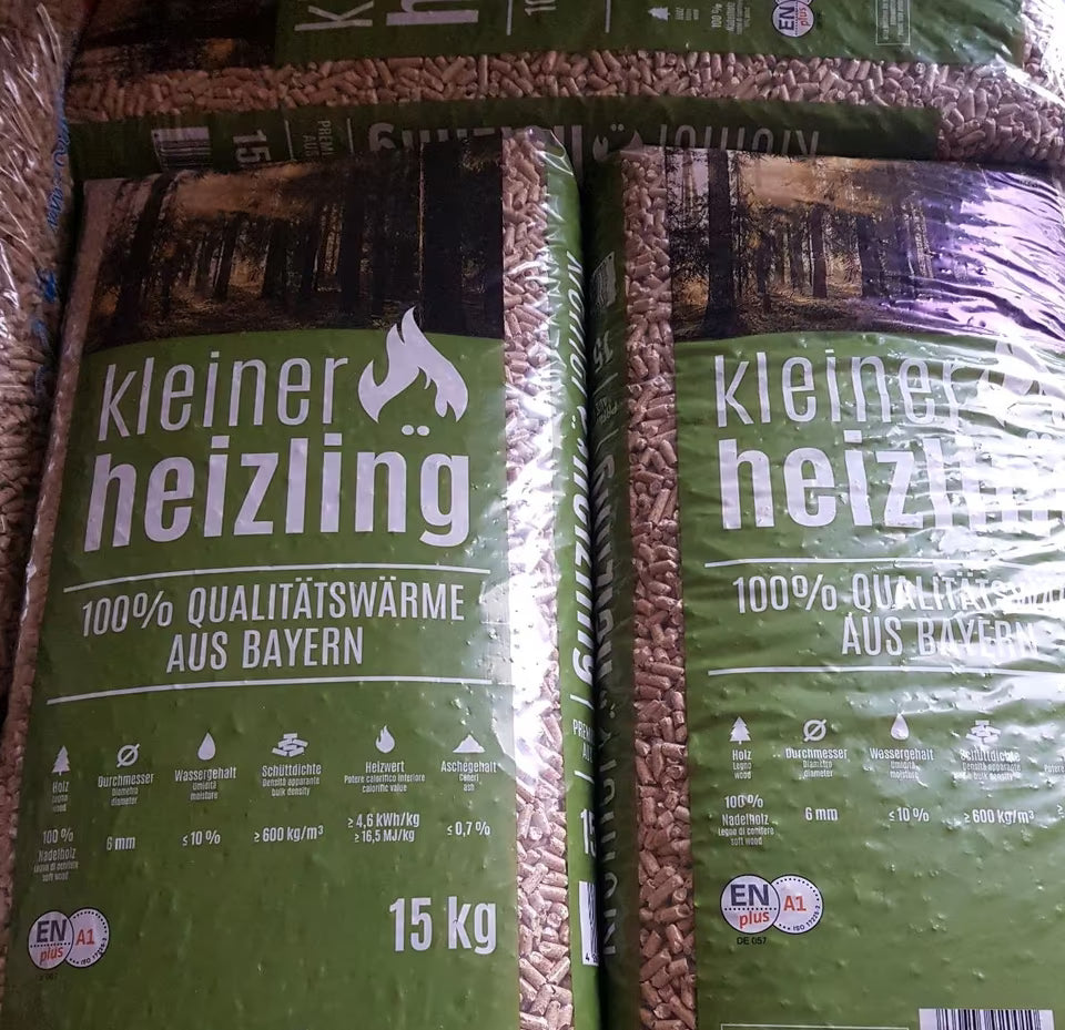Kleiner Heizling Premium Holzpellets ENplus A1 – 15 kg Sackware