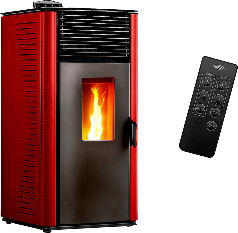 Luft- Pelletofen Anita 12 kW Sannover Bordeaux