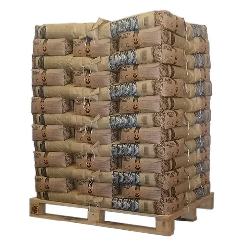 Nadelholz Holzpellets 975 kg Badger Pellets 65 Säcke