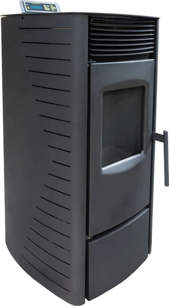 Nemaxx P9 Pelletofen Pelletkaminofen 11kW Kaminofen Heizofen Pellet Ofen Kamin Pelletheizung Heizgerät Kaminheizung Pellets -schwarz- WiFi-Ready