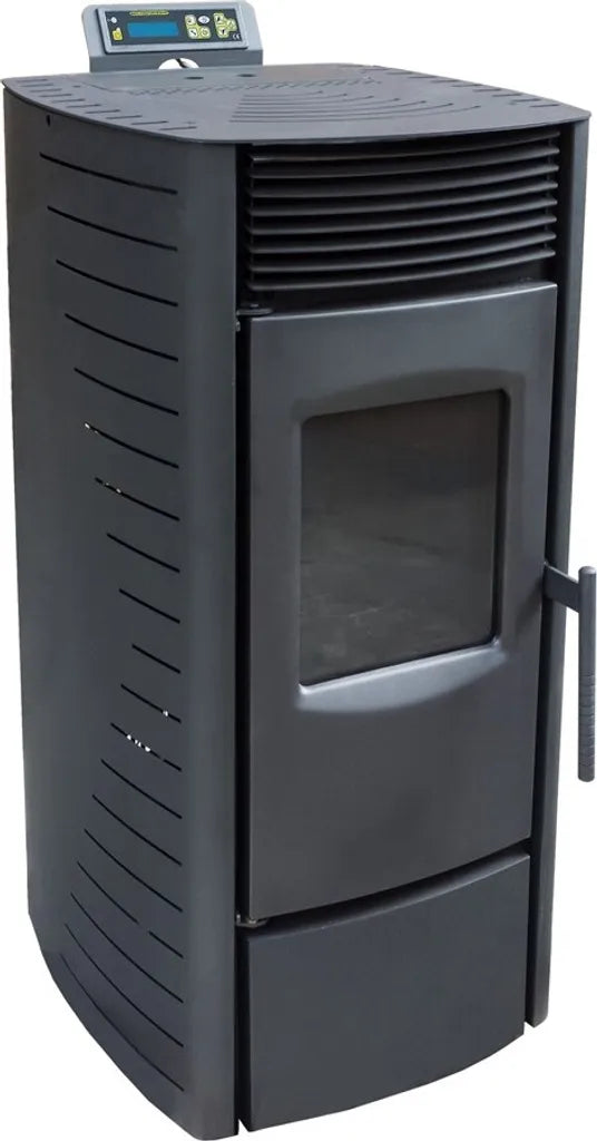 Nemaxx P9 Pelletofen Pelletkaminofen 11kW Kaminofen Heizofen Pellet Ofen Kamin Pelletheizung Heizgerät Kaminheizung Pellets -schwarz- WiFi-Ready