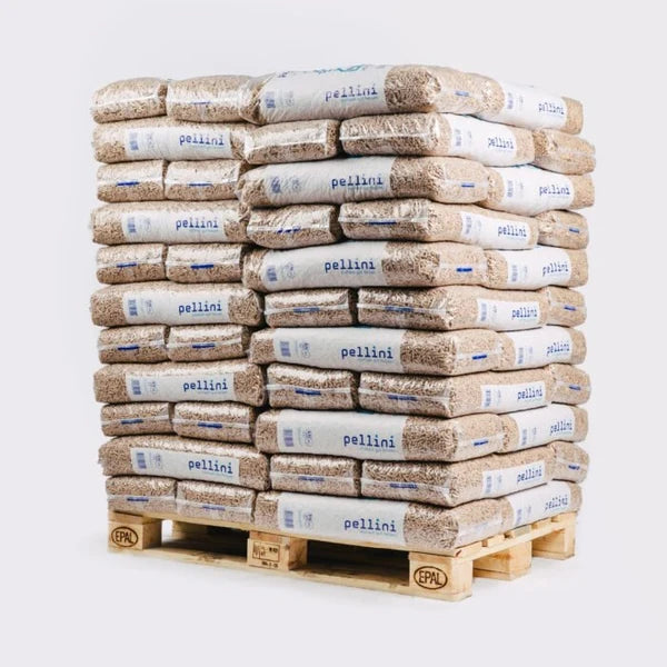 Pellini ENplus A1 Holzpellets – Palette mit 66 Säcken à 15 kg