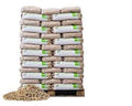 Raiffeisen Holzpellets ENplus A1 – Palette 975 kg / 990 kg (65–66 x 15 kg Sackware)