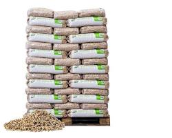 Raiffeisen Holzpellets ENplus A1 – Palette 975 kg / 990 kg (65–66 x 15 kg Sackware)