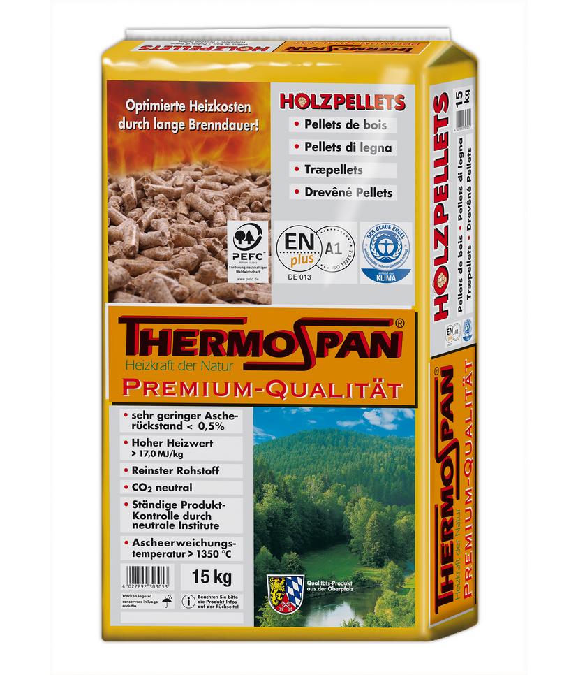Thermospan Holzpellets, 66 x 15 kg